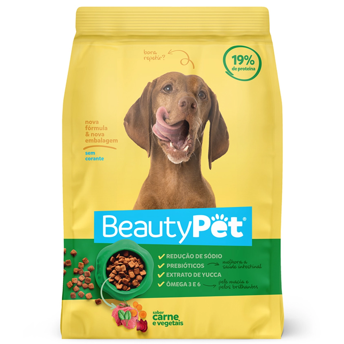 Racao Caes Beauty Carne E Vegetais 1kg