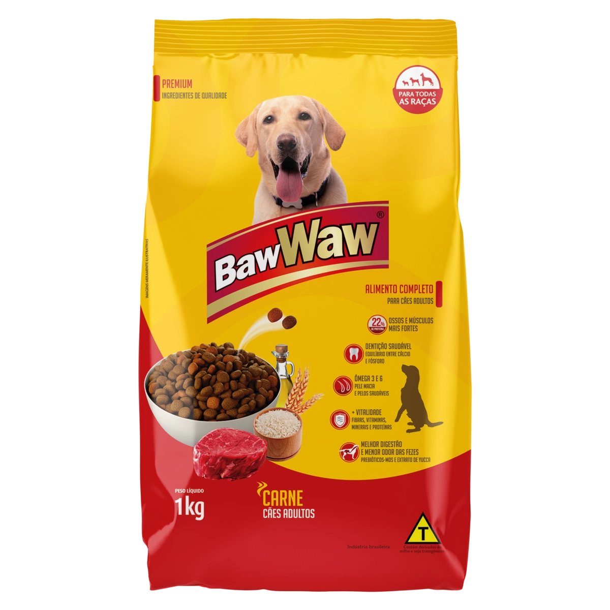 Alim P/caes Bw Gold Super Premiun Adult Carne 1kg