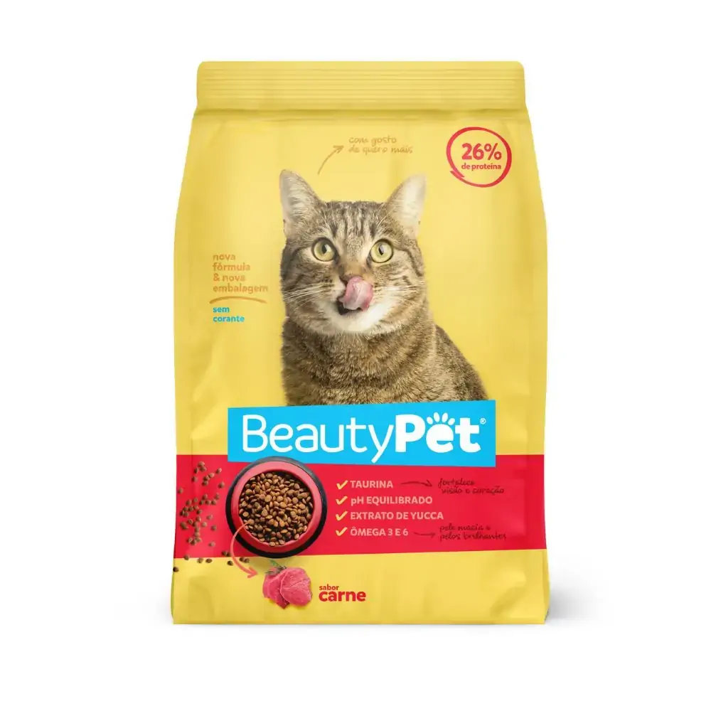 Racao Beauty Pet 900g Carne