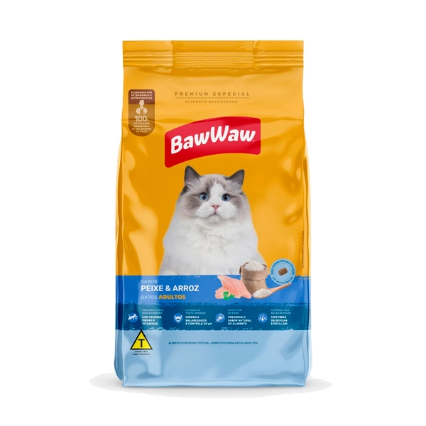 Alim Gatos Baw Waw Peixe 900g