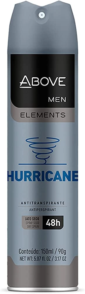 Antitranspirante Aerossol Invisible Hurricane Above Men Elements 150ml Spray