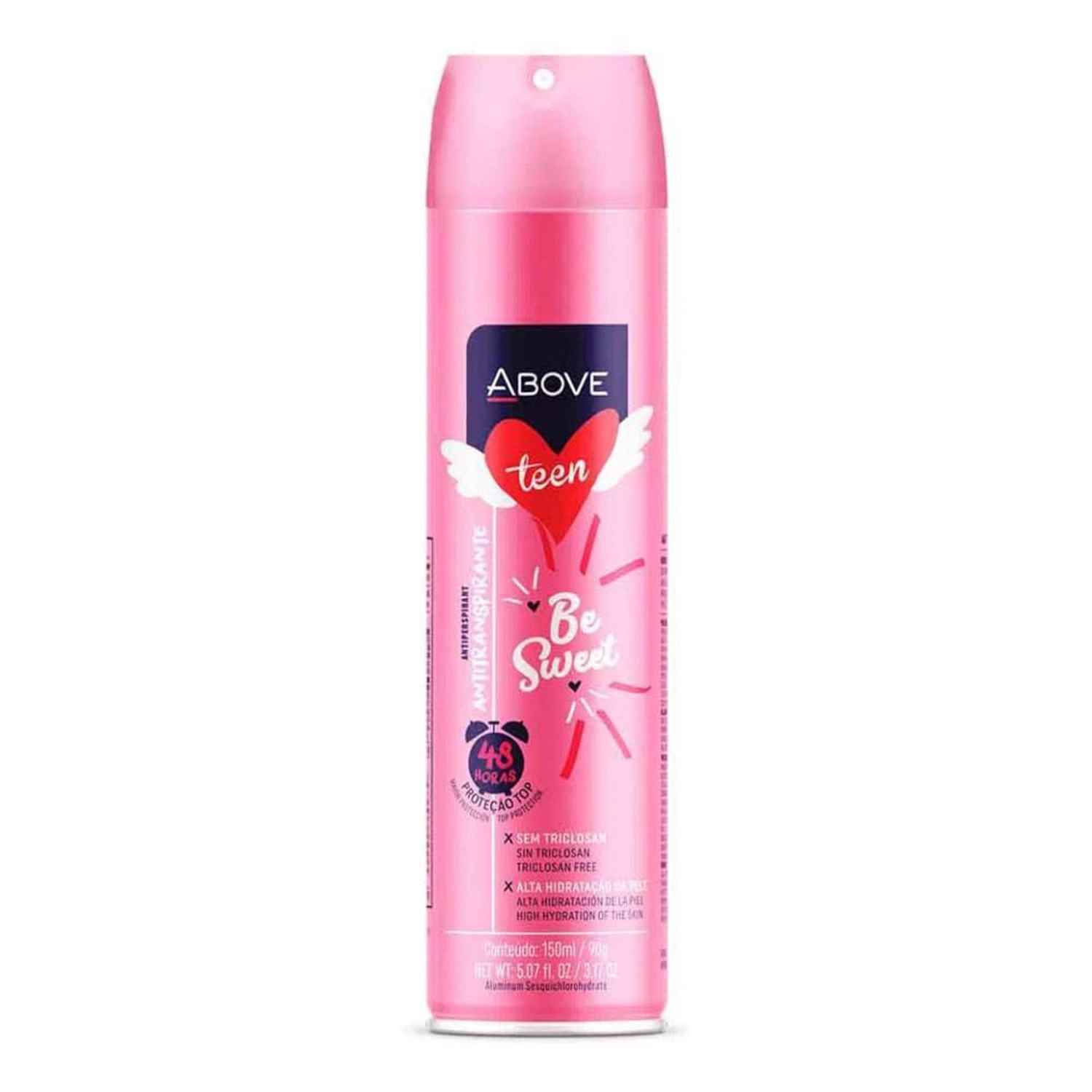 Antitranspirante Aerossol Above Teen Be Sweet 150ml Spray