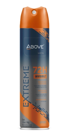Antitranspirante Aerossol Invisible Sport Above Men Extreme 150ml Spray