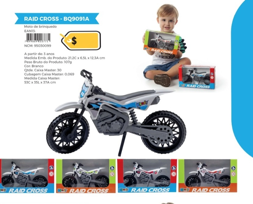 Moto De Brinquedo Raid Cross
