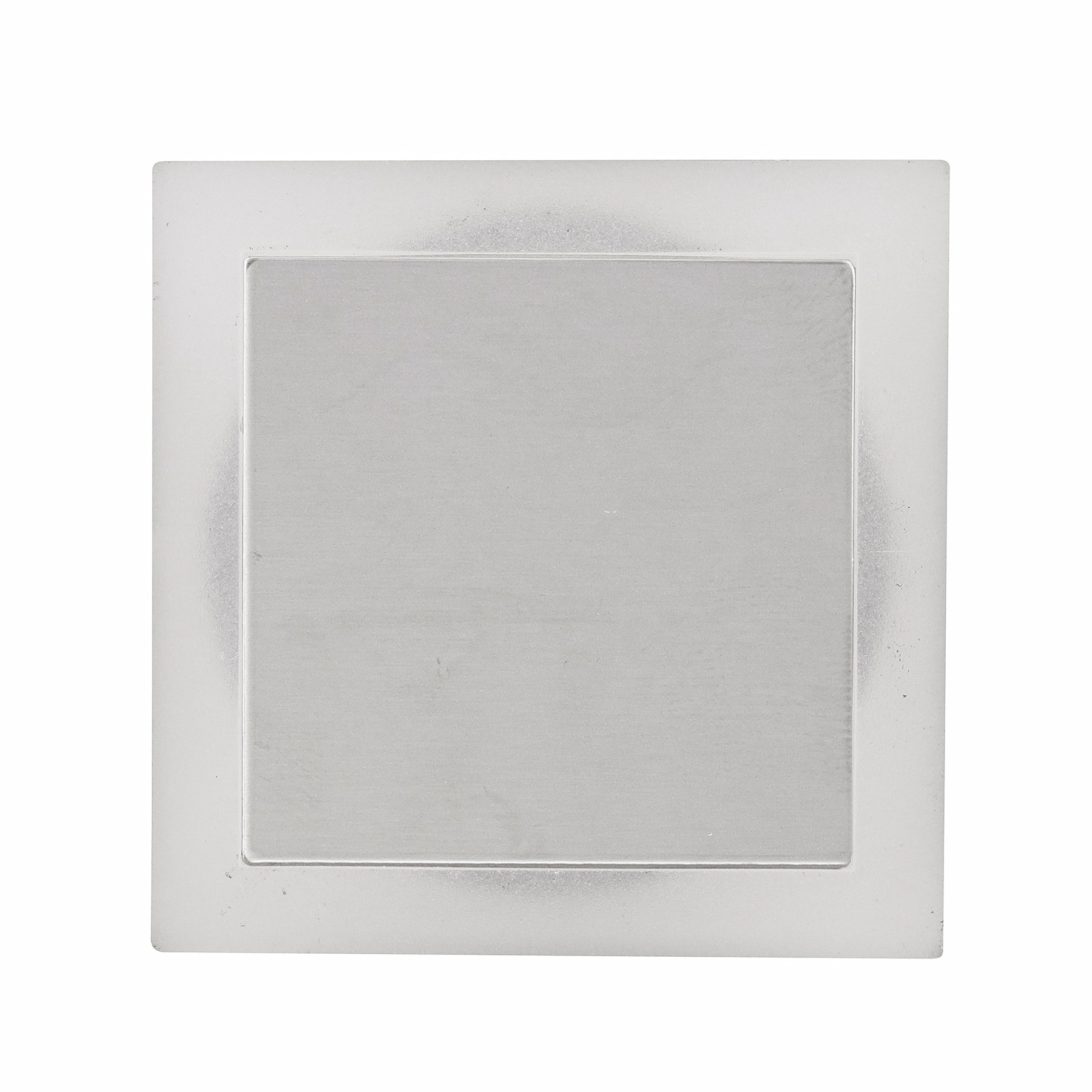 Balizador Quadrado Embutir LED Externo Cinza Luz Neutra 1W IP65 Inspire