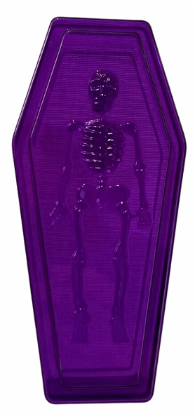Caixao Doce Halloween Roxo 792026 Gala