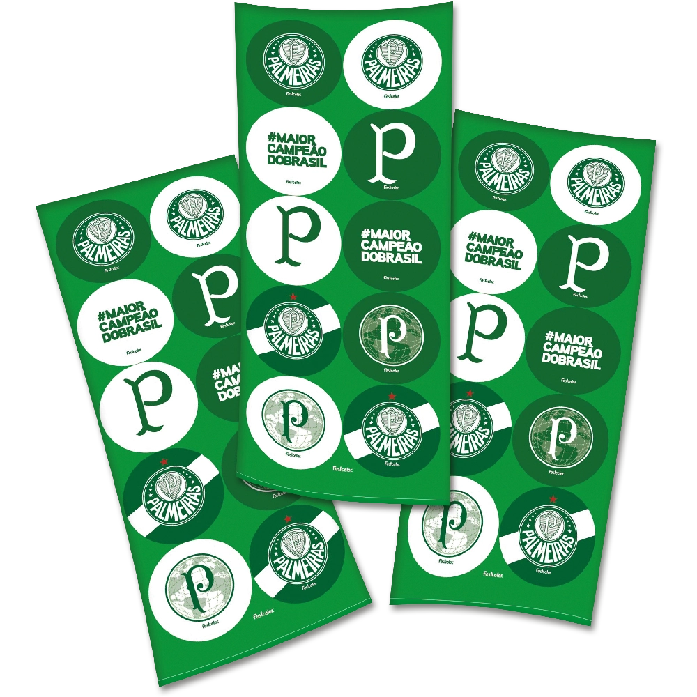 Adesivo Palmeiras C/30 Festcolor