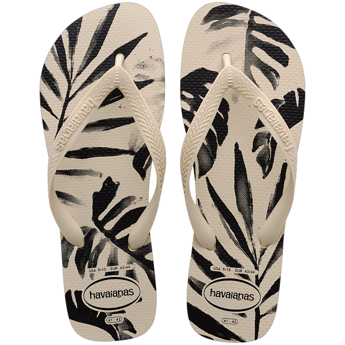 Chinelo Bege Palha Aloha Havaianas N° 39/40
