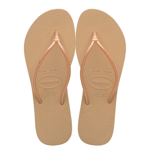 Chinelo Adulto Havaianas Tube Dourado 570
