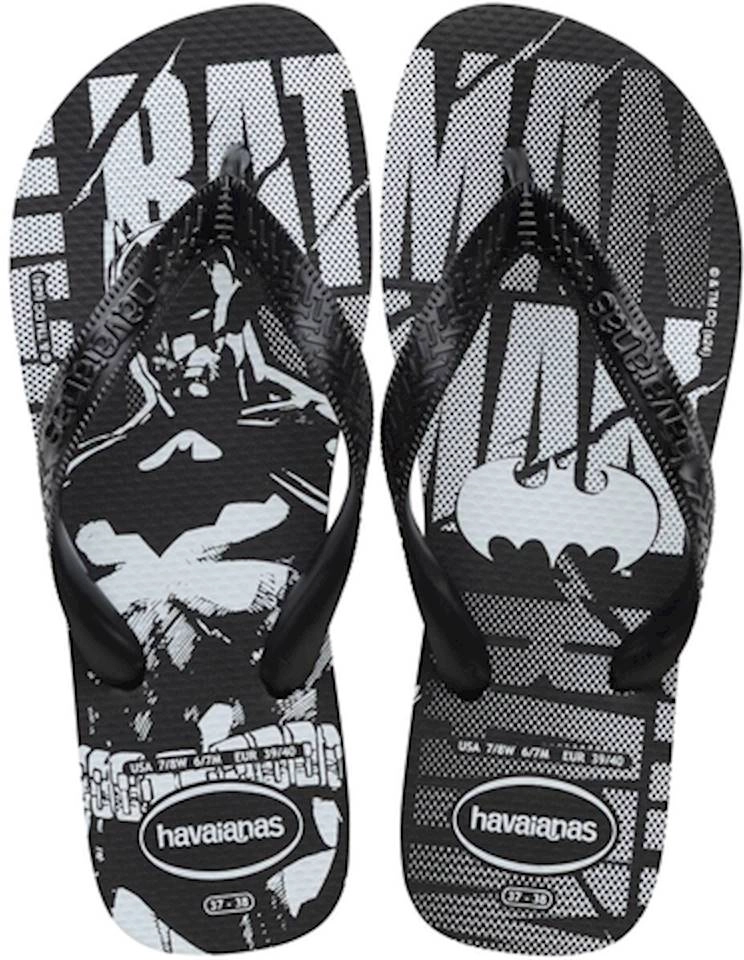 Chinelo Adulto Havaianas Top Dc Logomania Preto