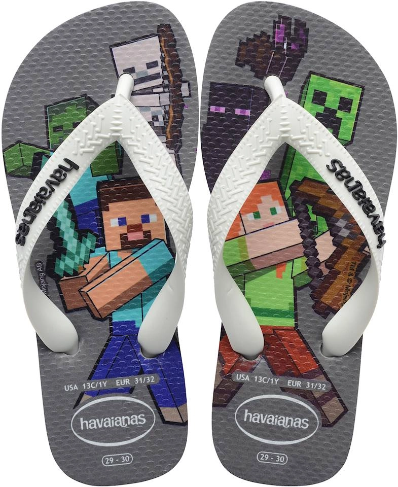Sand Hav Kids Minecraft Cinza Aco/branco 23/24