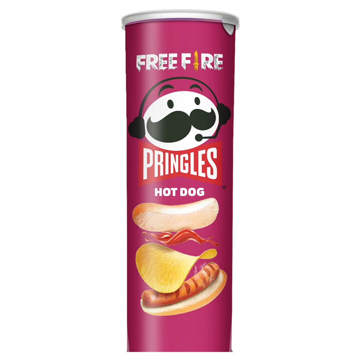 Salgadinho de Batata Hot-Dog Free Fire Pringles Tubo 158g