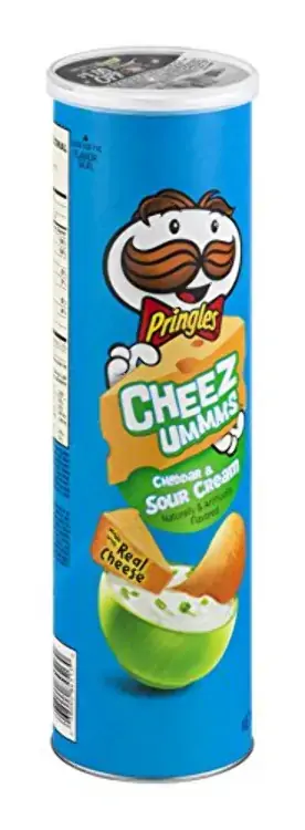Pringles Cheddar Sour Cream Potato Crisps