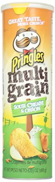 Pringles Chips Sour Cream Onion Multigrain 6.63 Oz