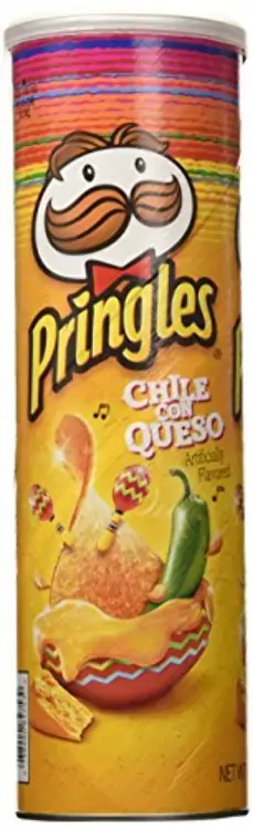Pringles Chile Con Queso Limited Time Offer Potato Crisps Two 5.96 Oz Cans Of Pringles Deliciousness