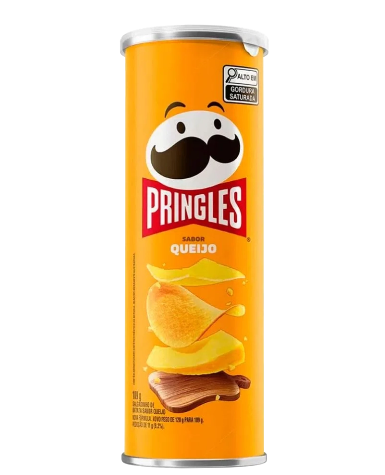Salgadinho De Batata Queijo Pringles Tubo 128g