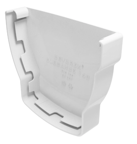 Cabeceira para Calha em PVC Elegance Tampão Caleira Esquerdo Odem