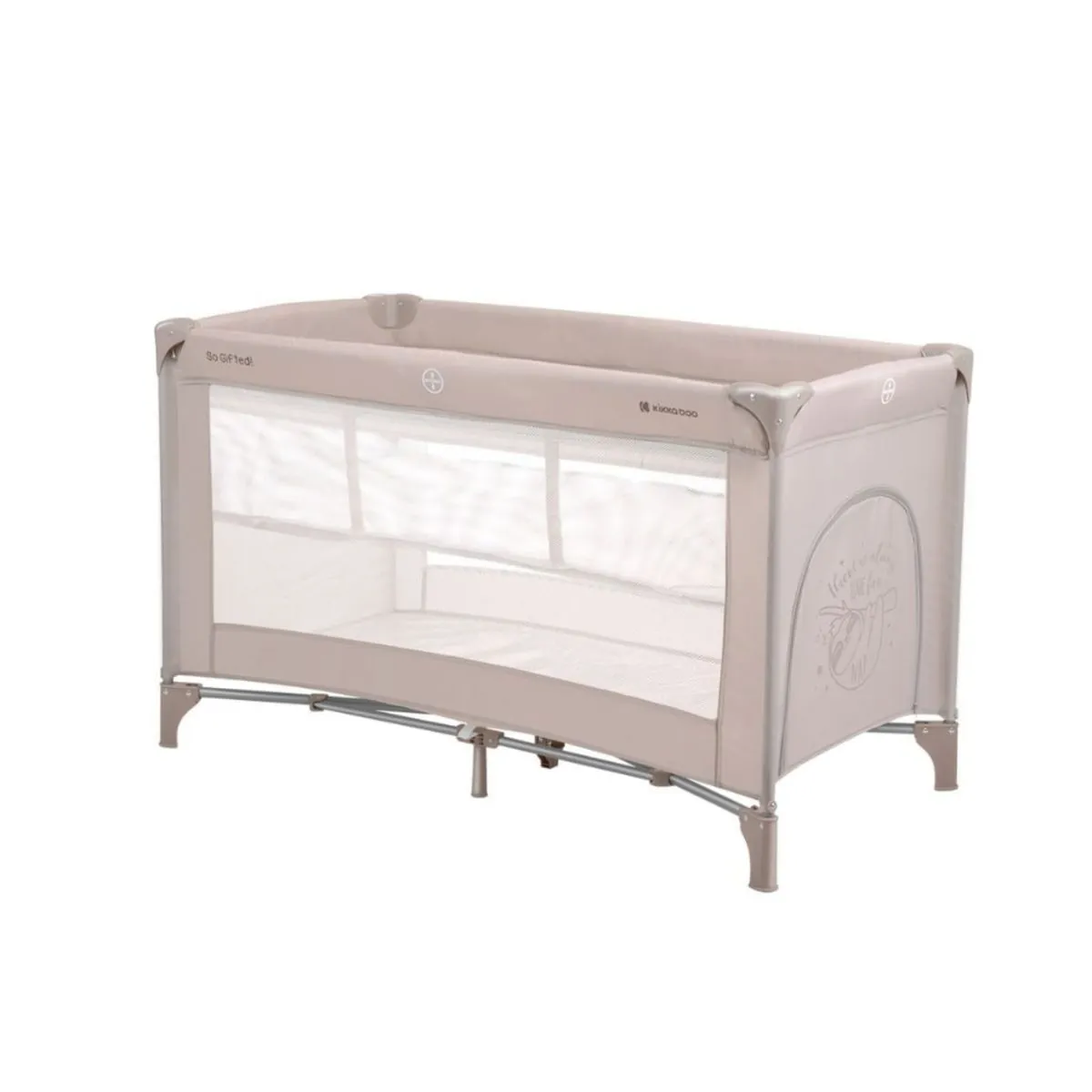 Berço Dobrável So Gifted Beige - Kikka Boo