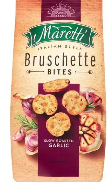 Snack De Trigo Alho Tostado Maretti Pacote 85g