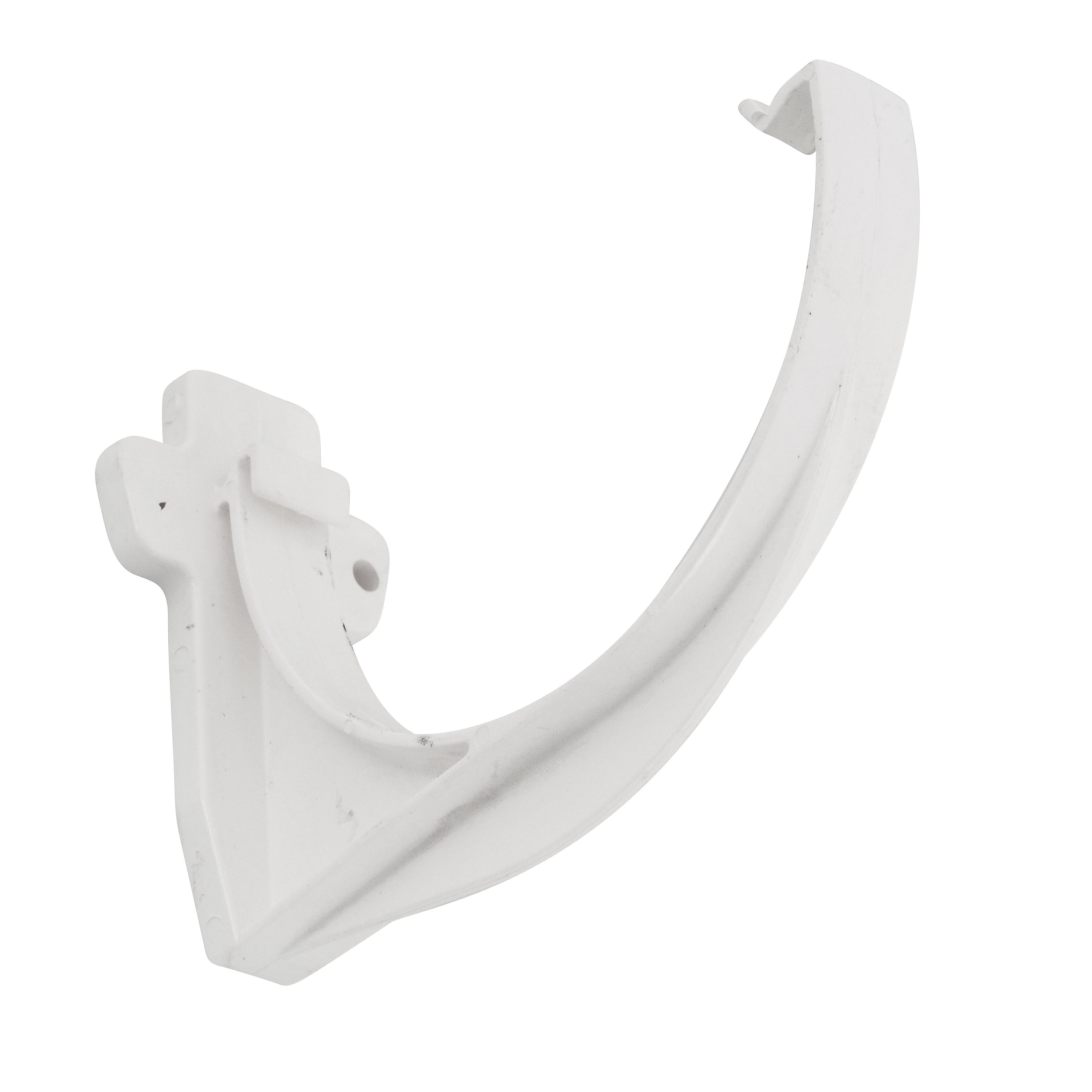 Suporte para Calha em PVC 101x20x135cm Branco Odem