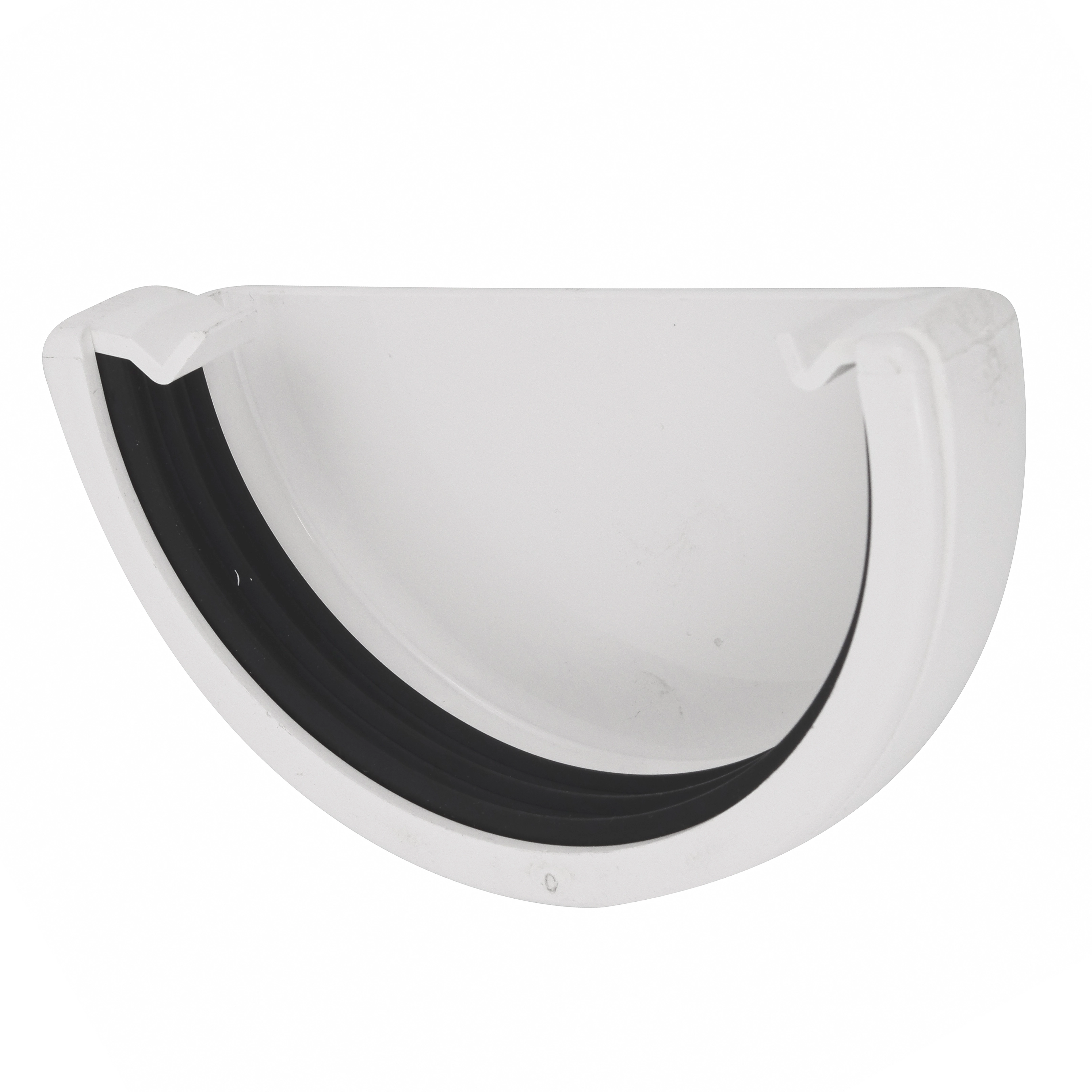 Cabeceira para Calha em PVC Branco Odem
