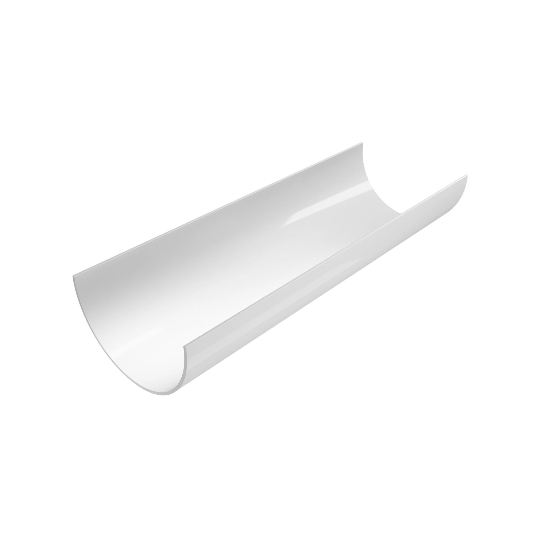 Calha para Telhado em PVC Branco Odem