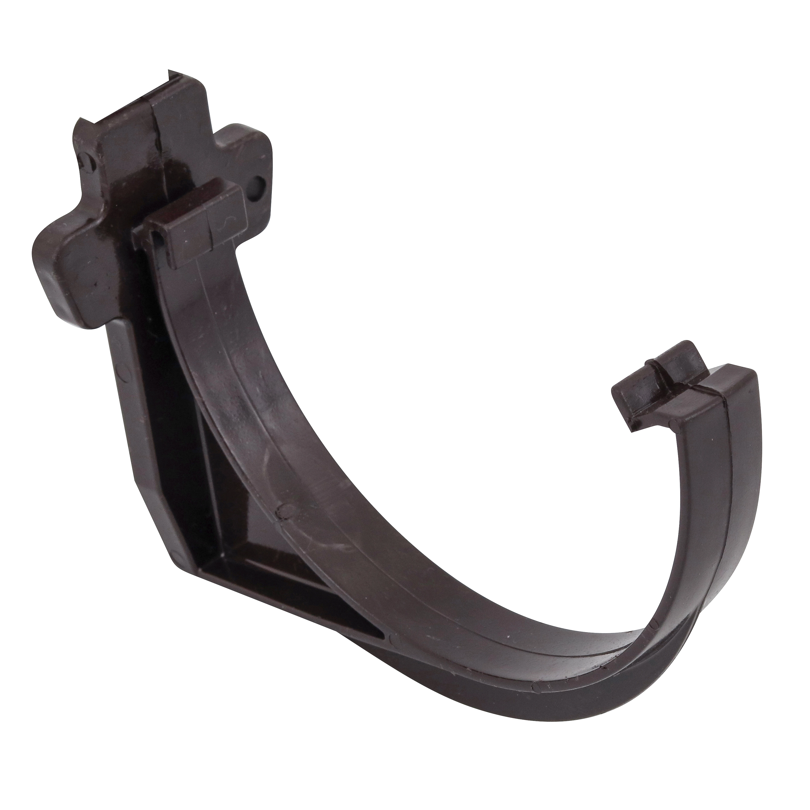 Suporte para Calha em PVC 10,1x2x13,5cm Classic Marrom Odem