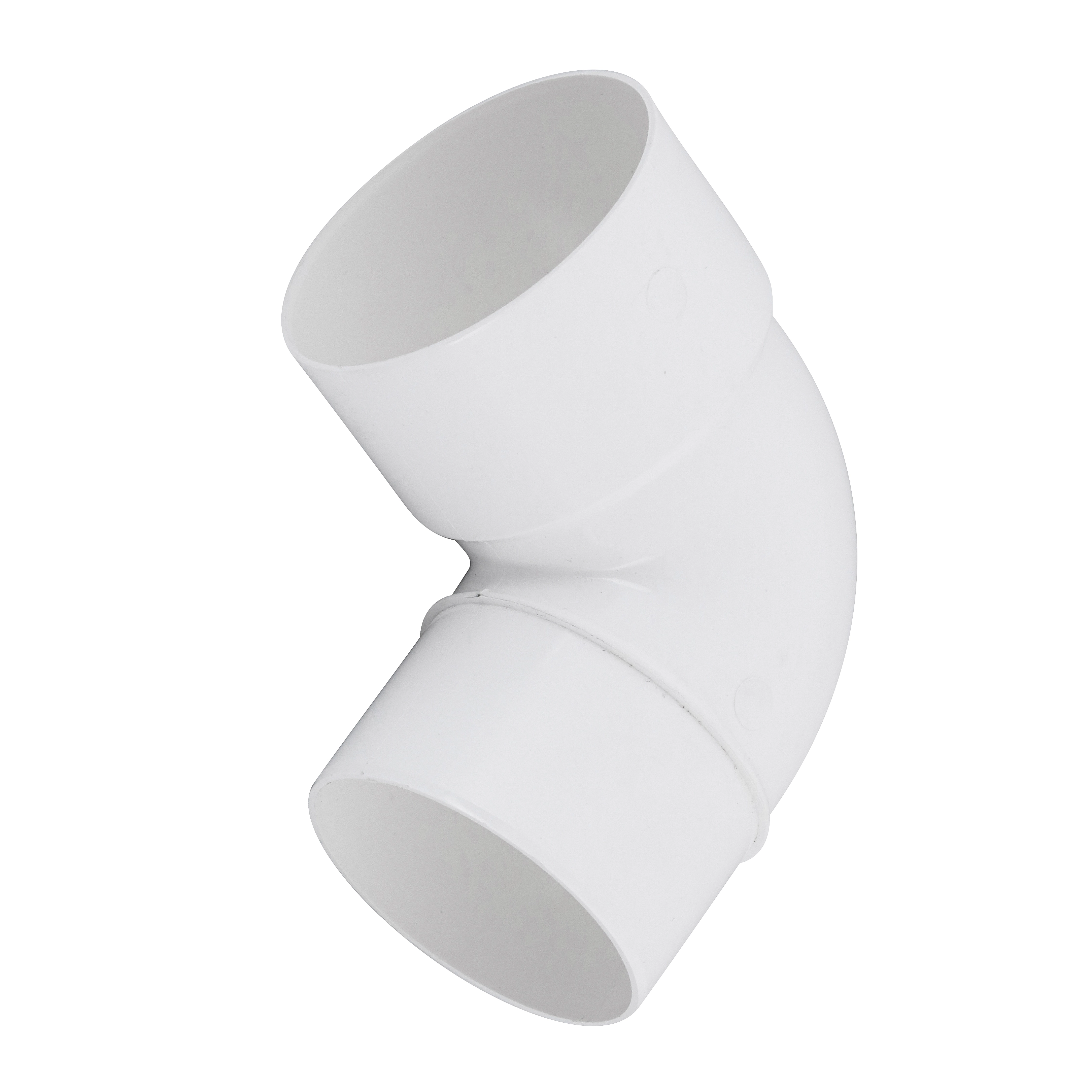 Joelho 87° Condutor para Calha em PVC 43x76x84cm Branco Odem