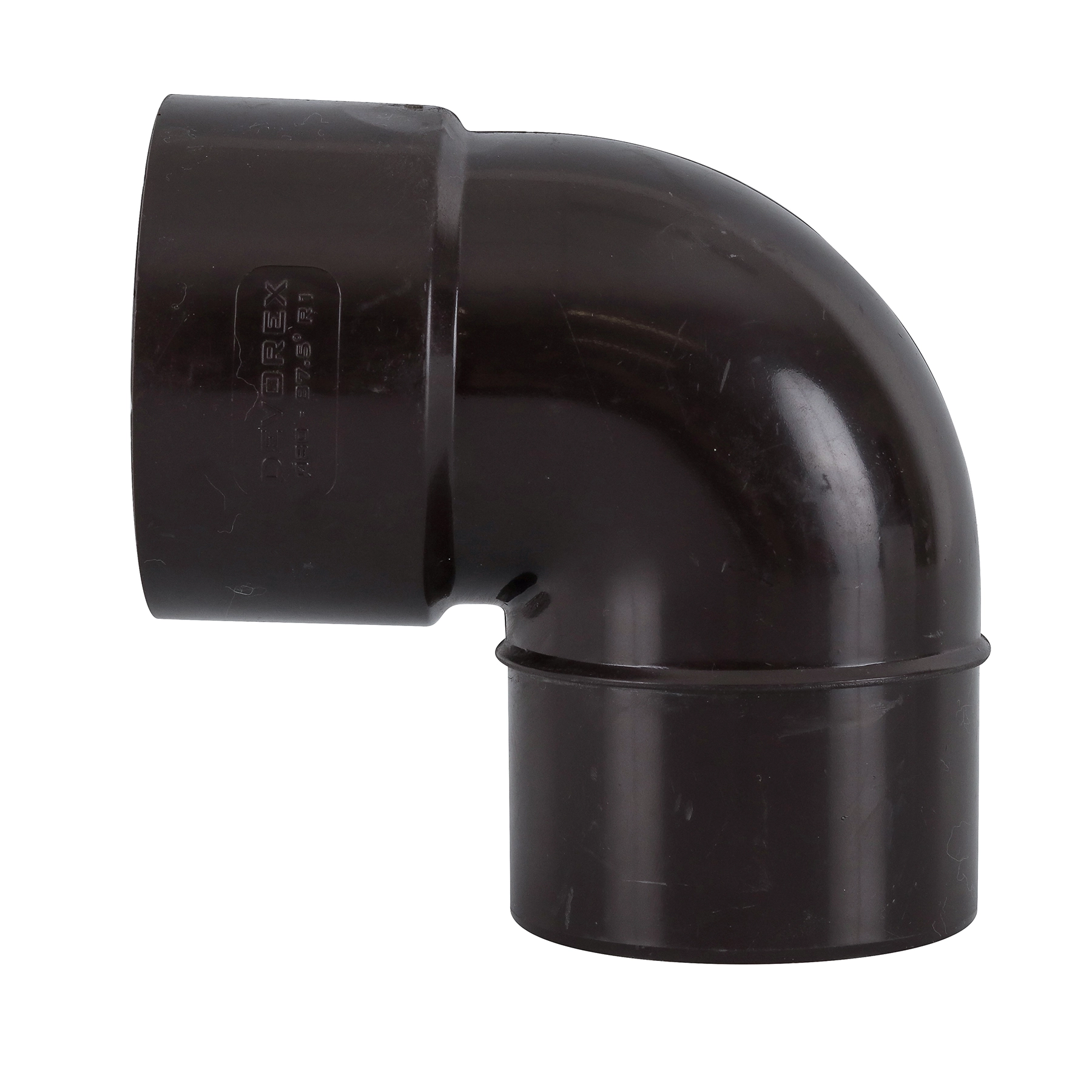 Joelho 87° para Calha em PVC 43x76x84cm Classic Marrom Odem