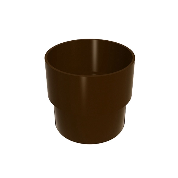 Acoplamento Condutor para Calha em PVC Classic Marrom 78x85cm Odem