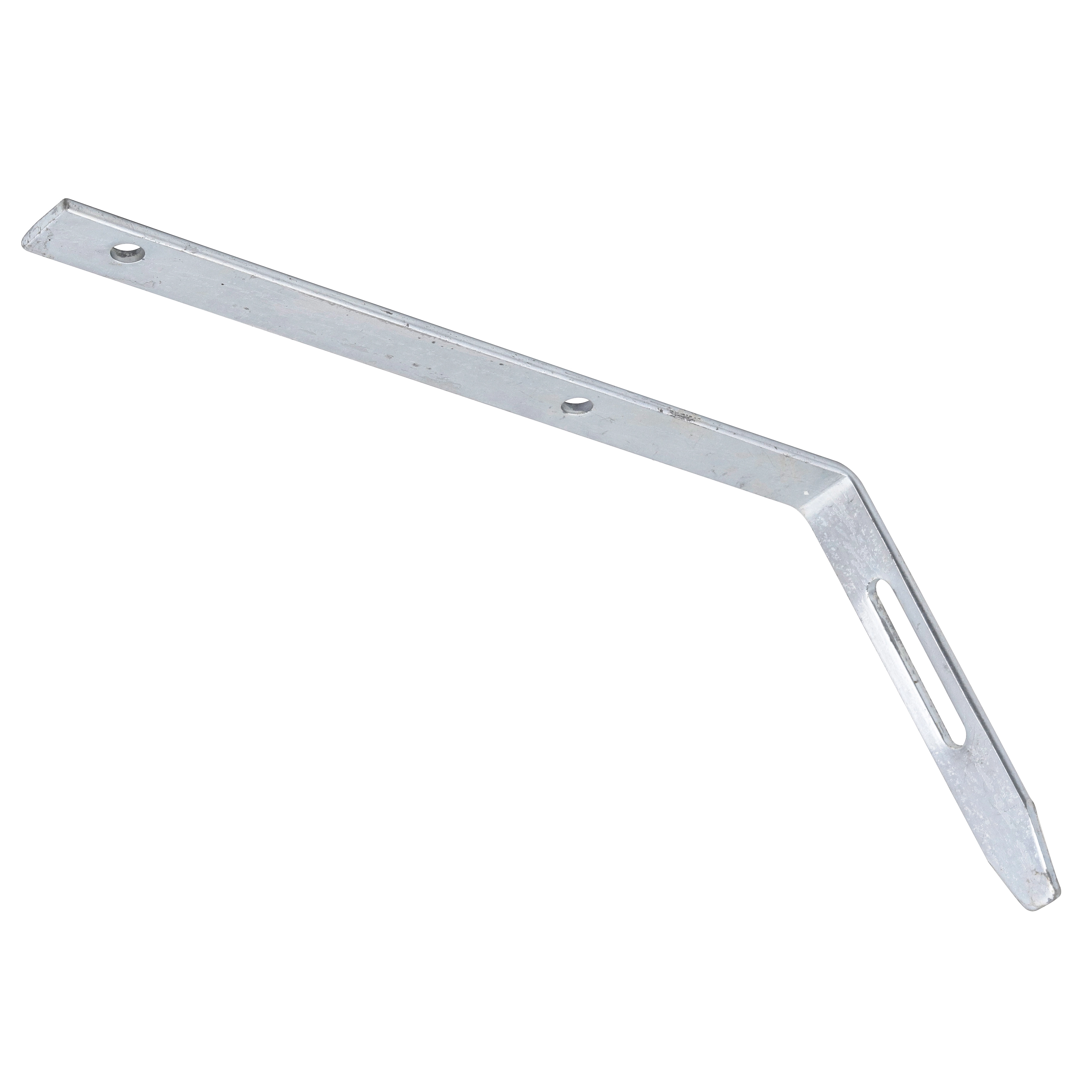 Haste Zincada Suporte para Calha de PVC 20x4x200cm Cinza Odem