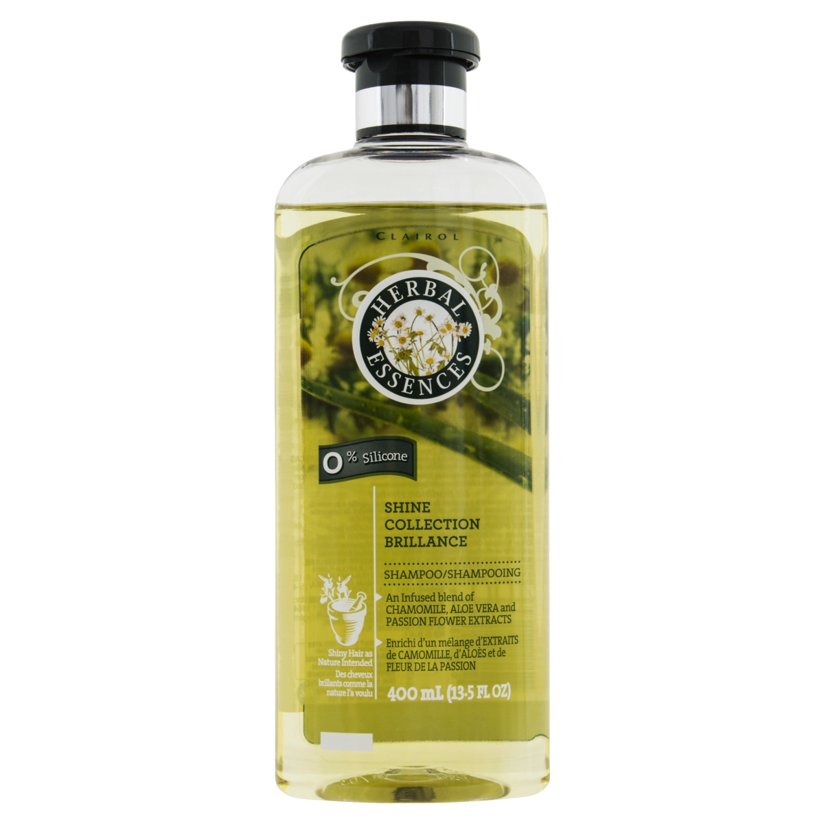 Shampoo Brillance Camomila, Aloe E Flor De Maracujá Herbal Essences Shine Collection Frasco 400ml