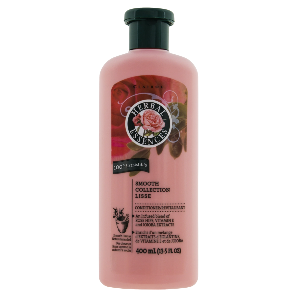Condicionador Lisse Rosa Mosqueta, Vitamina E E Jojoba Herbal Essences Smooth Collection Frasco 400m