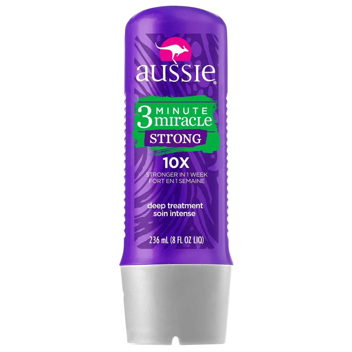 Creme De Tratamento Aussie 3 Minute Miracle Strong Frasco 236ml
