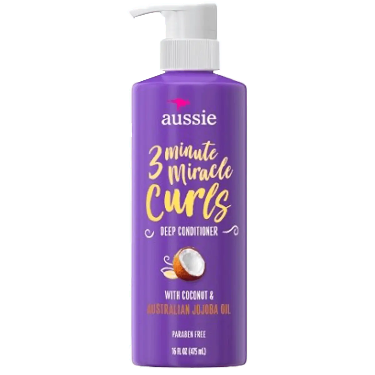 Aussie 3 Minute Miracle Curls Coonut & Aistralian Jojoba Oil - Condicionador 475ml