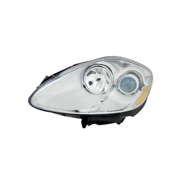 Farol Principal FIAT BRAVO Lado Esquerdo Regulagem Elétrica Cromado Pisca Âmbar - TYC 17847