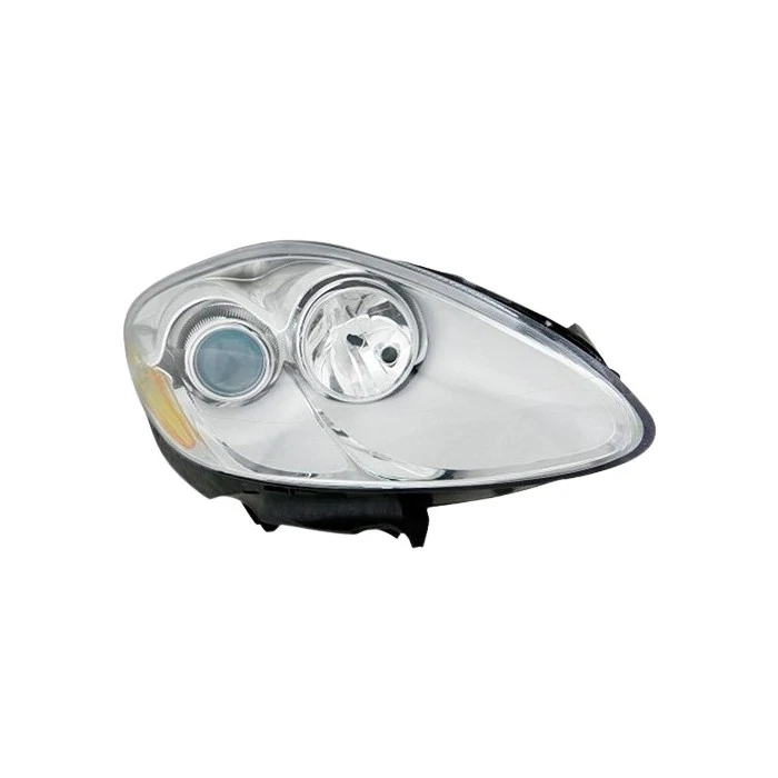 Farol Principal FIAT BRAVO Lado Direito Regulagem Elétrica Cromado Pisca Âmbar - TYC 17848