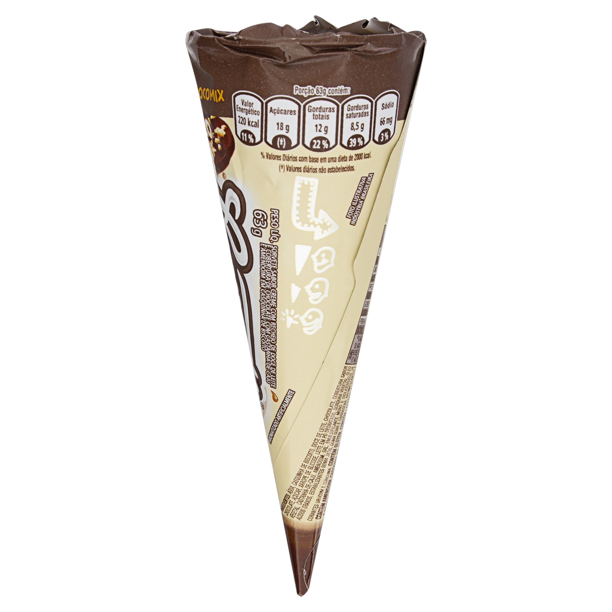 Sorv Cornetto 60g Chocomix