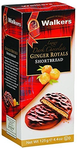 Chocolate Ginger Royals Shortbread