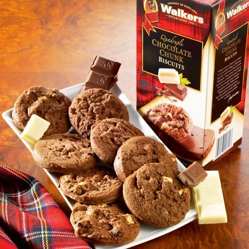 Walkers Shortbread Quadruple Chocolate Chunk Biscuits