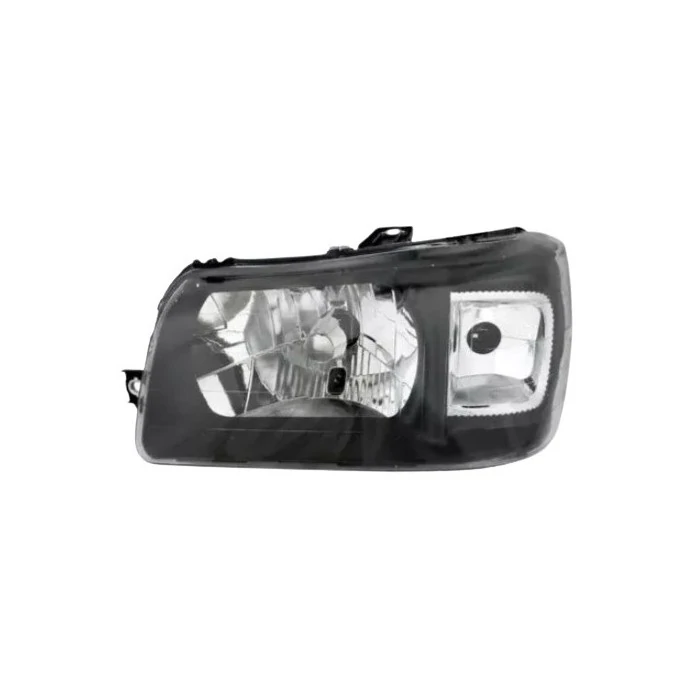 Farol Principal FIAT FIORINO/UNO Lado Esquerdo Máscara Negra Cúpula Cromada - VIA EXPRESSA FIAT0213
