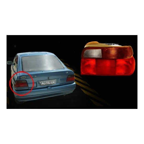 Lanterna Traseira FORD ESCORT/VERONA Lado Esquerdo Fumê - ACRILUX 228119