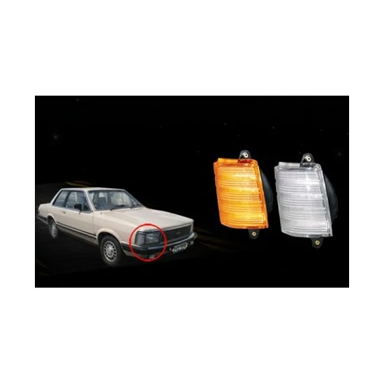 Lanterna Dianteira FORD BELINA/DEL REY Lado Direito Cristal - ACRILUX 246528