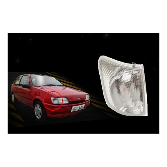 Lanterna Dianteira FORD FIESTA Lado Direito Cristal - ACRILUX 217328