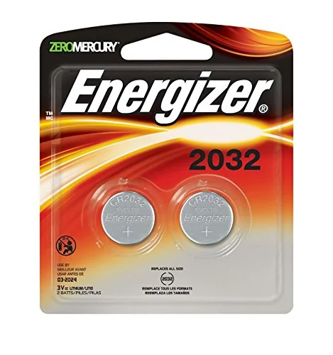 Energizer R 3 Volt Lithium Coin Batteries, Pack Of 2