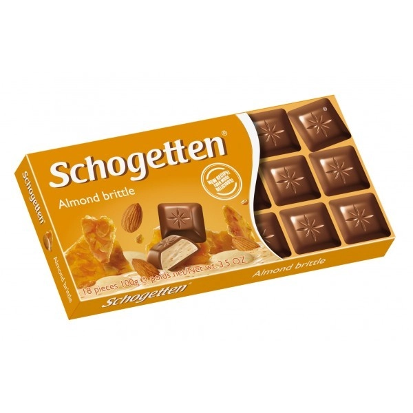 Chocolate Almond Brittle Schogetten 100g