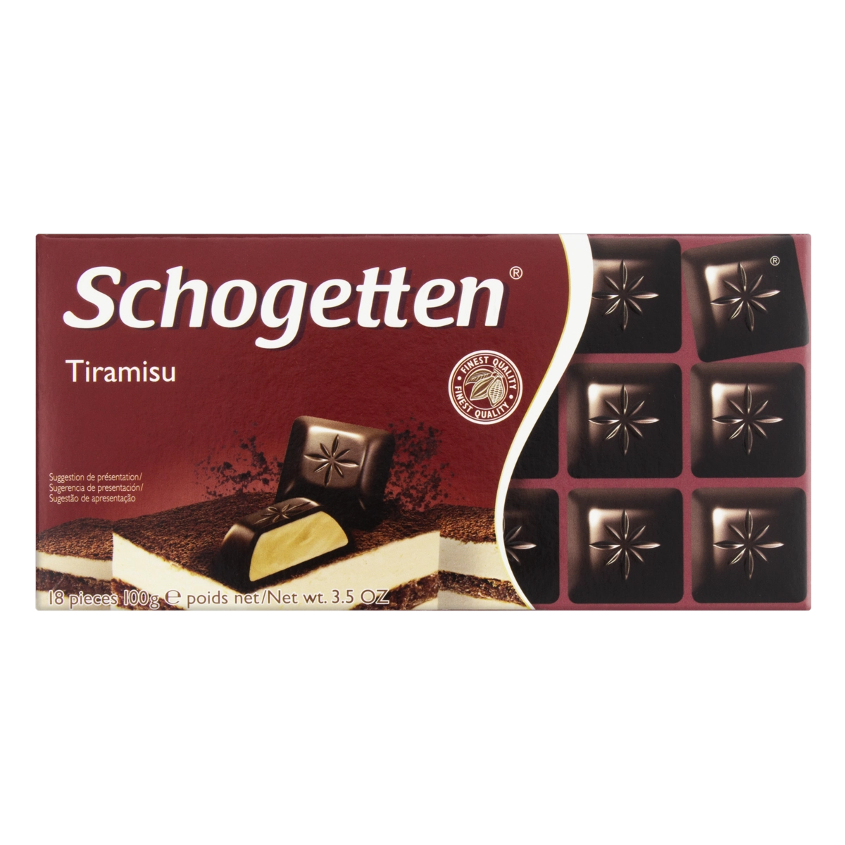 Chocolate Com Recheio Tiramisu Schogetten Caixa 100g