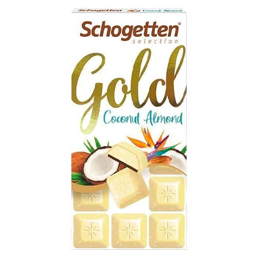 Choc Schogetten Coconut Almond 100g