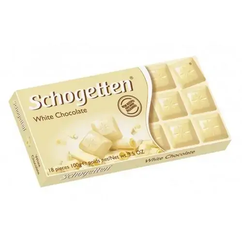 Choc.schogetten 100gr Table. Choc. Branco