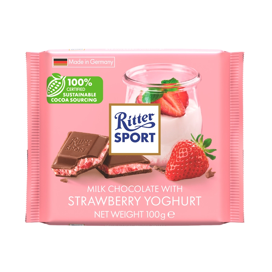 Choc Ritter Erdbeer Joghurt 100g